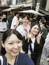 カナダの学生と交流