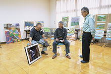 喜寿記念し展示コーナー