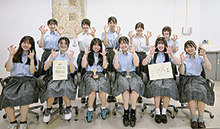 長商、チア10連覇報告