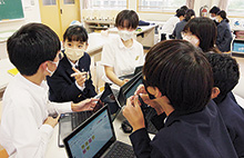 南堀の課題解決、中学生が提案