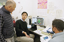 衛星画像で栽培管理